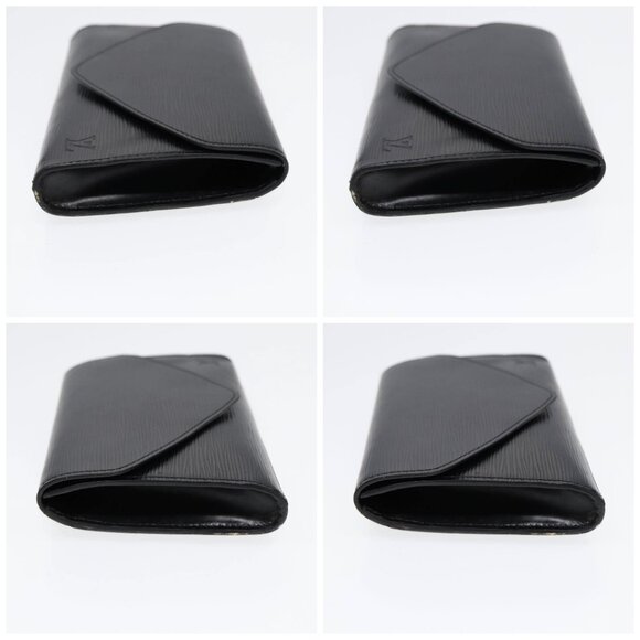 LOUIS VUITTON Epi Art Deco Clutch Bag Black M52632 LV Auth 88337 - Picture 16 of 16